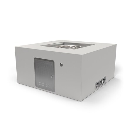 The Outdoor Plus 60 Square Forma Fire Pit, Hardieboard & Steel Frame, Low Voltage Electronic Ignition, Natural Gas OPT-S60DRPBE12V-NG